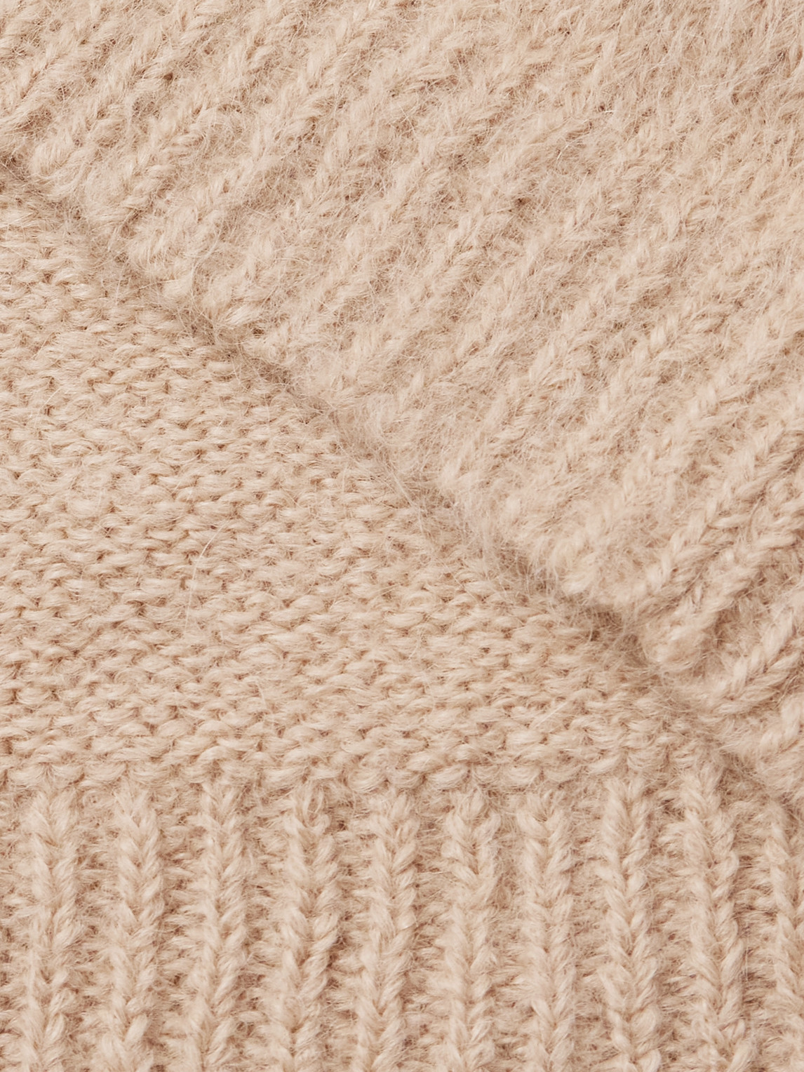  The Elder Statesman - Thistle Brushed Suri Alpaca-blend Sweater - Men - Neutrals - S 