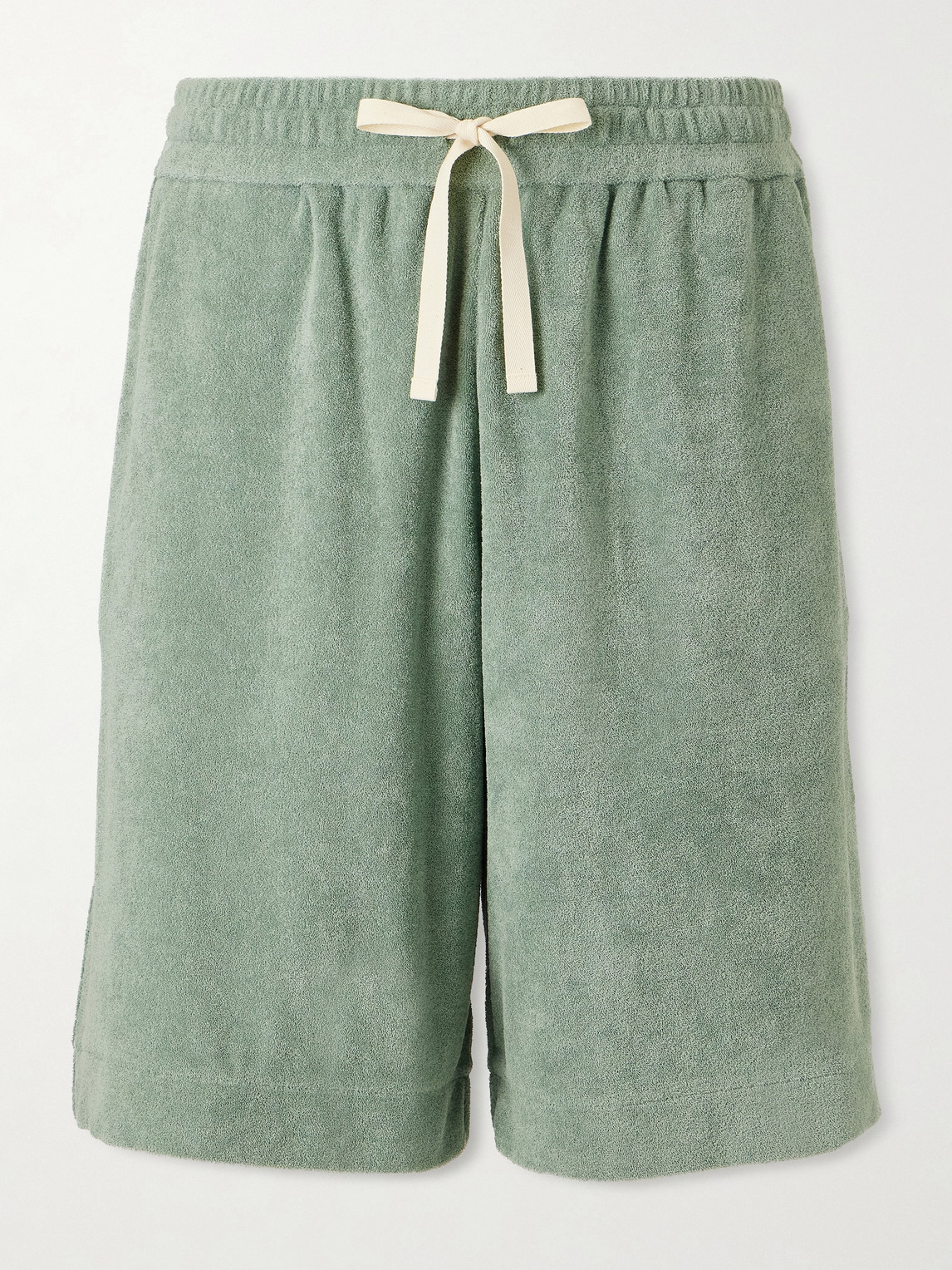 Jil Sander traight-Leg Cotton-Terry Drawstring horts - Men