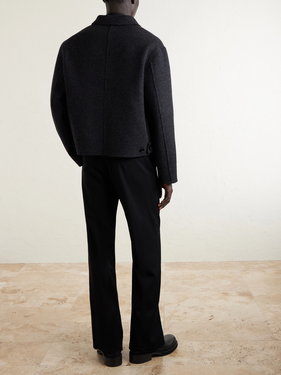  Jil Sander - Virgin Wool Blouson Jacket - Men - Gray - It 46 
