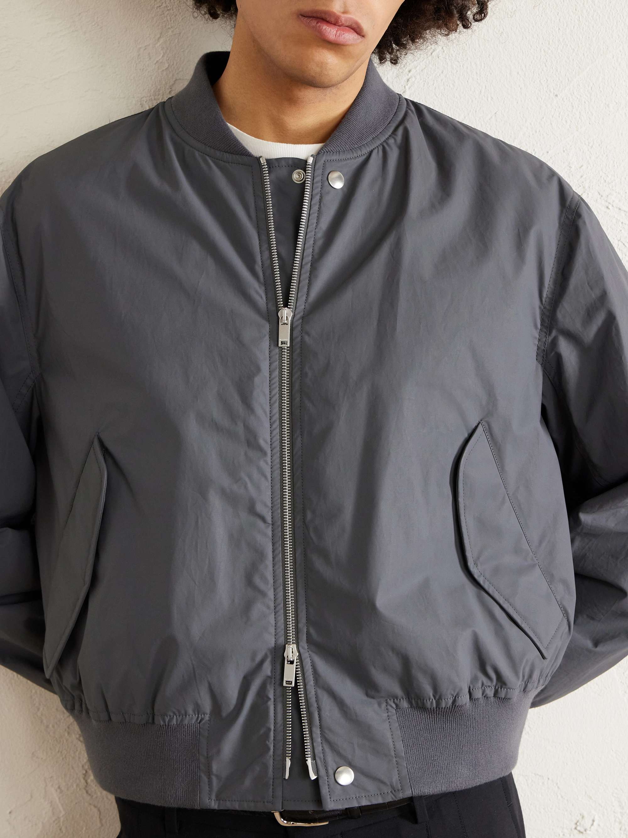 JIL SANDER Cotton Bomber Jacket for Men | MR PORTER