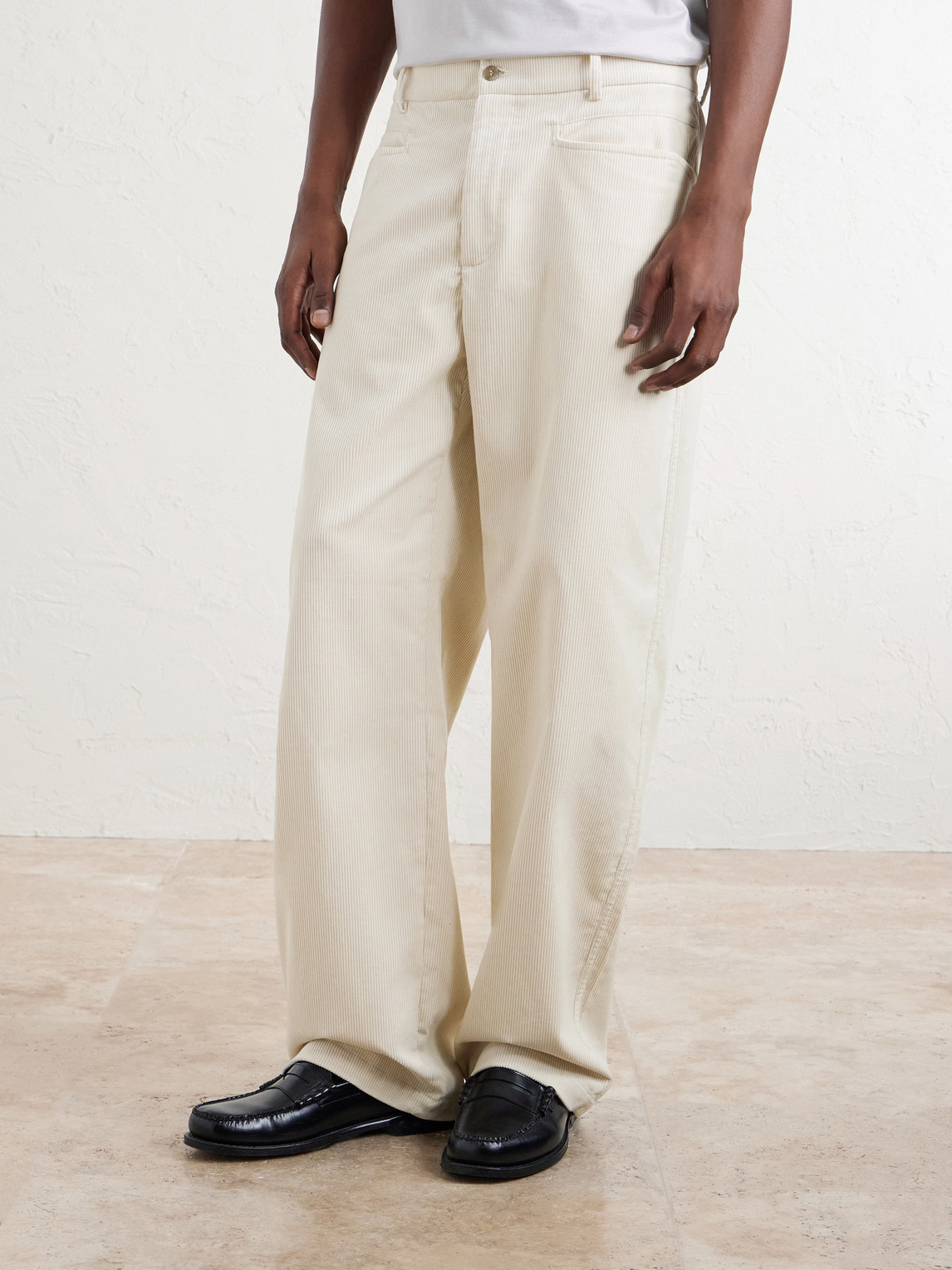 Gardian Wide-Leg Cotton- Corduroy