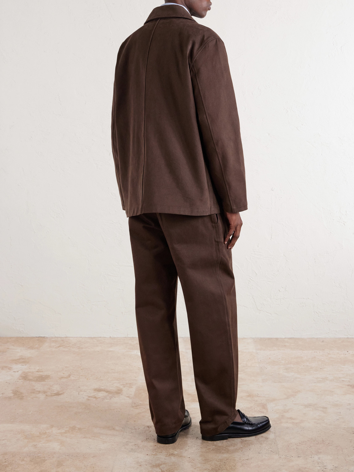Traveler Cotton-Twill Suit Jacket