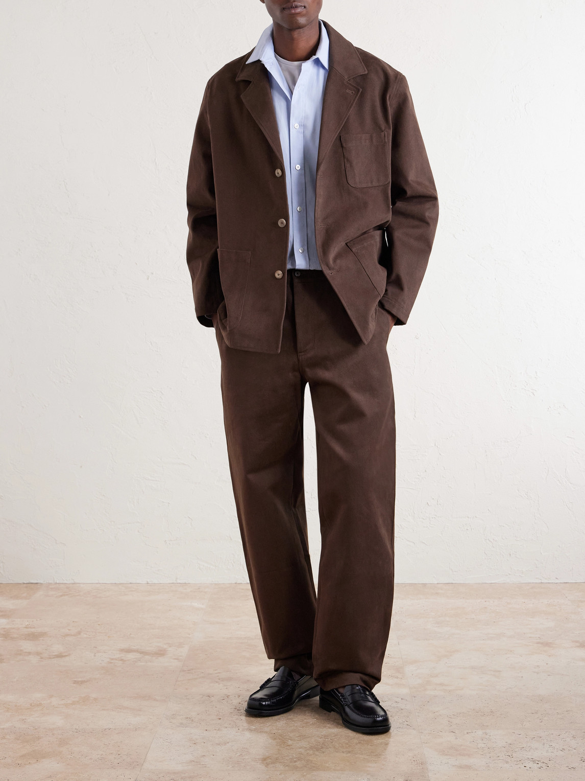 Traveler Cotton-Twill Suit Jacket