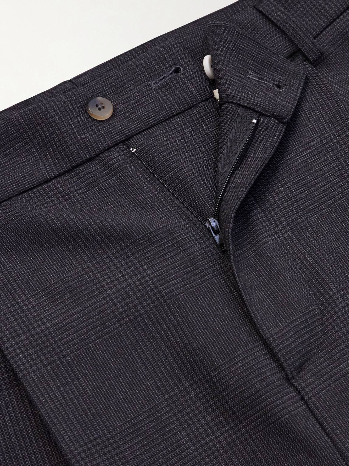 Grandad Straight-Leg Wool Trousers