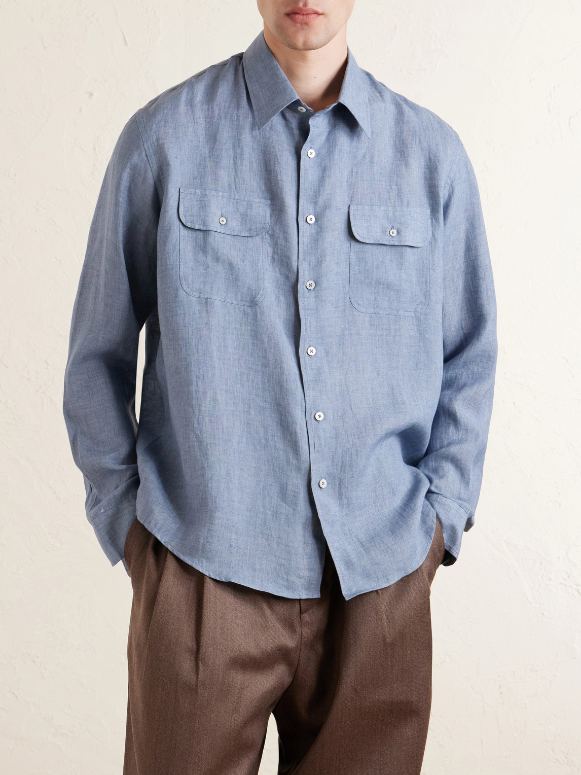 Chambray Linen Shirt