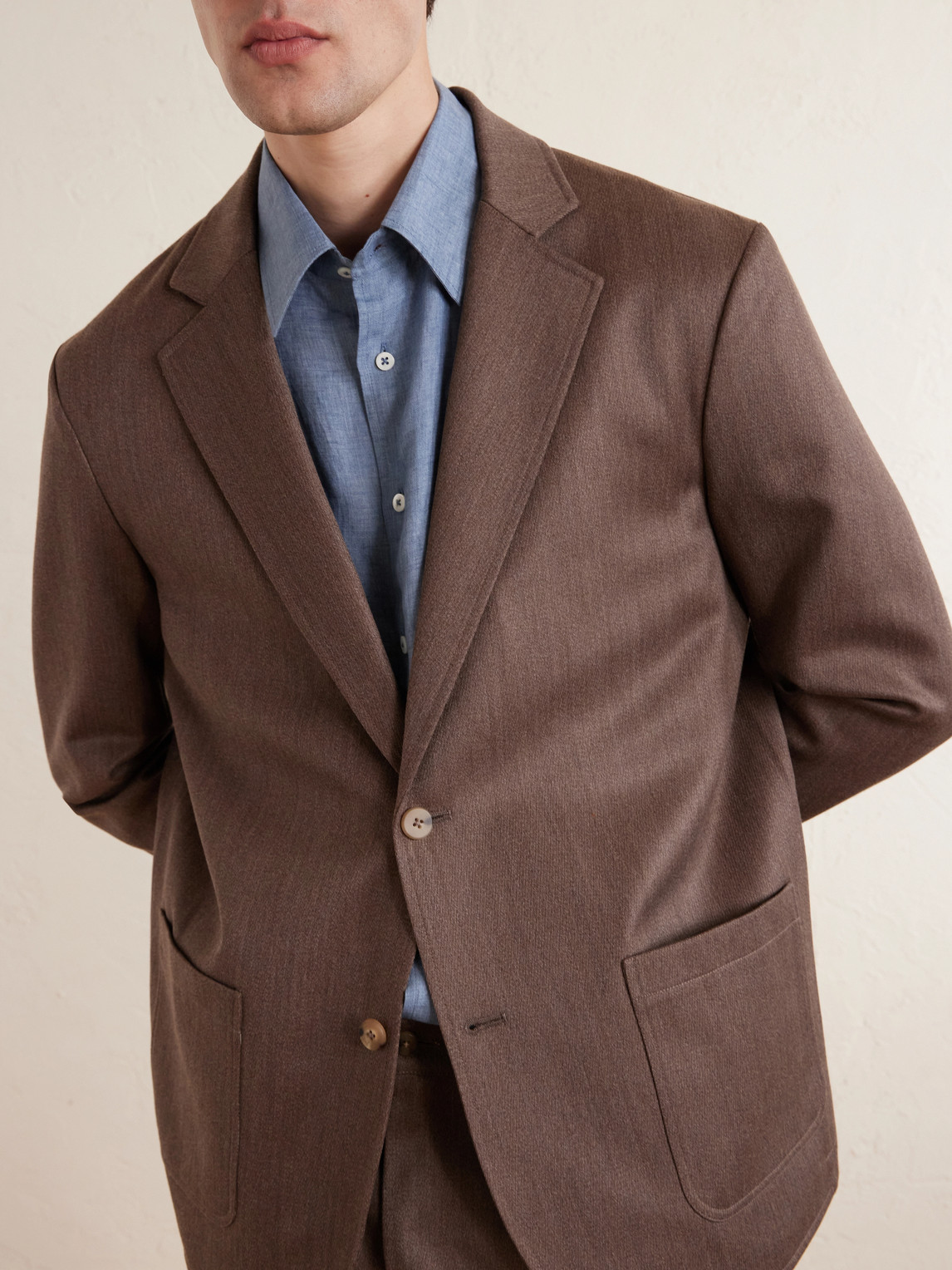 Writers Wool And Cotton-Blend Suit Jacket