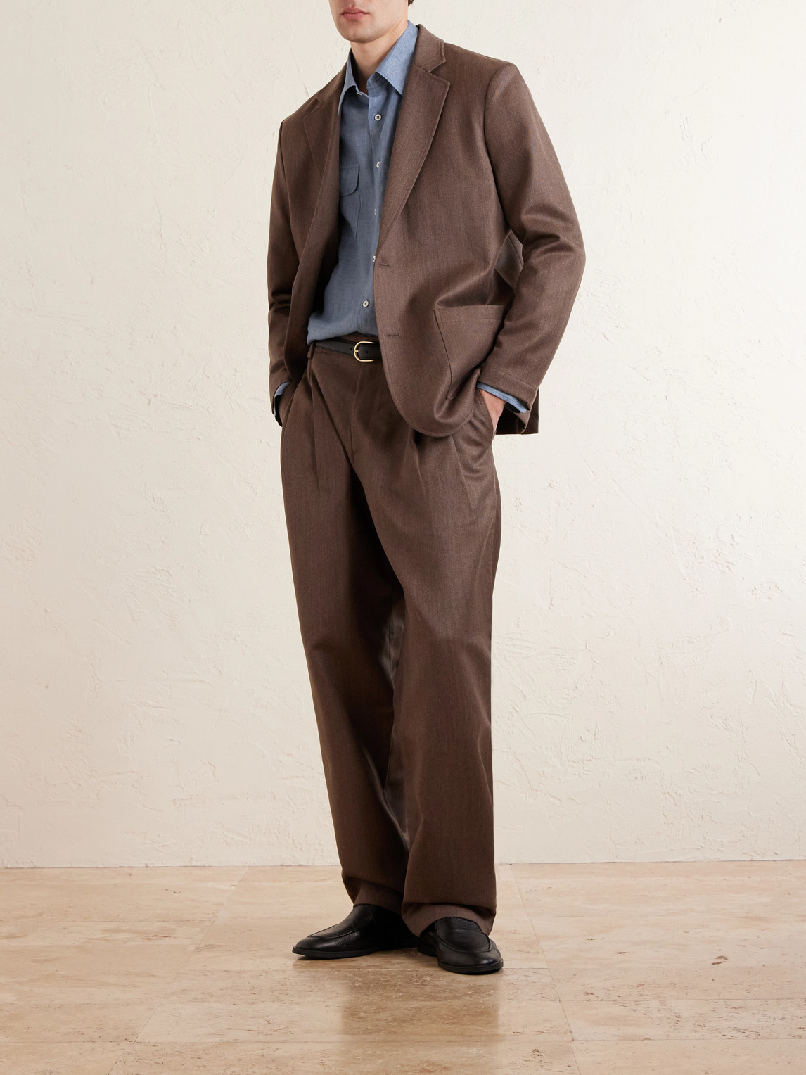 Writers Wool And Cotton-Blend Suit Jacket