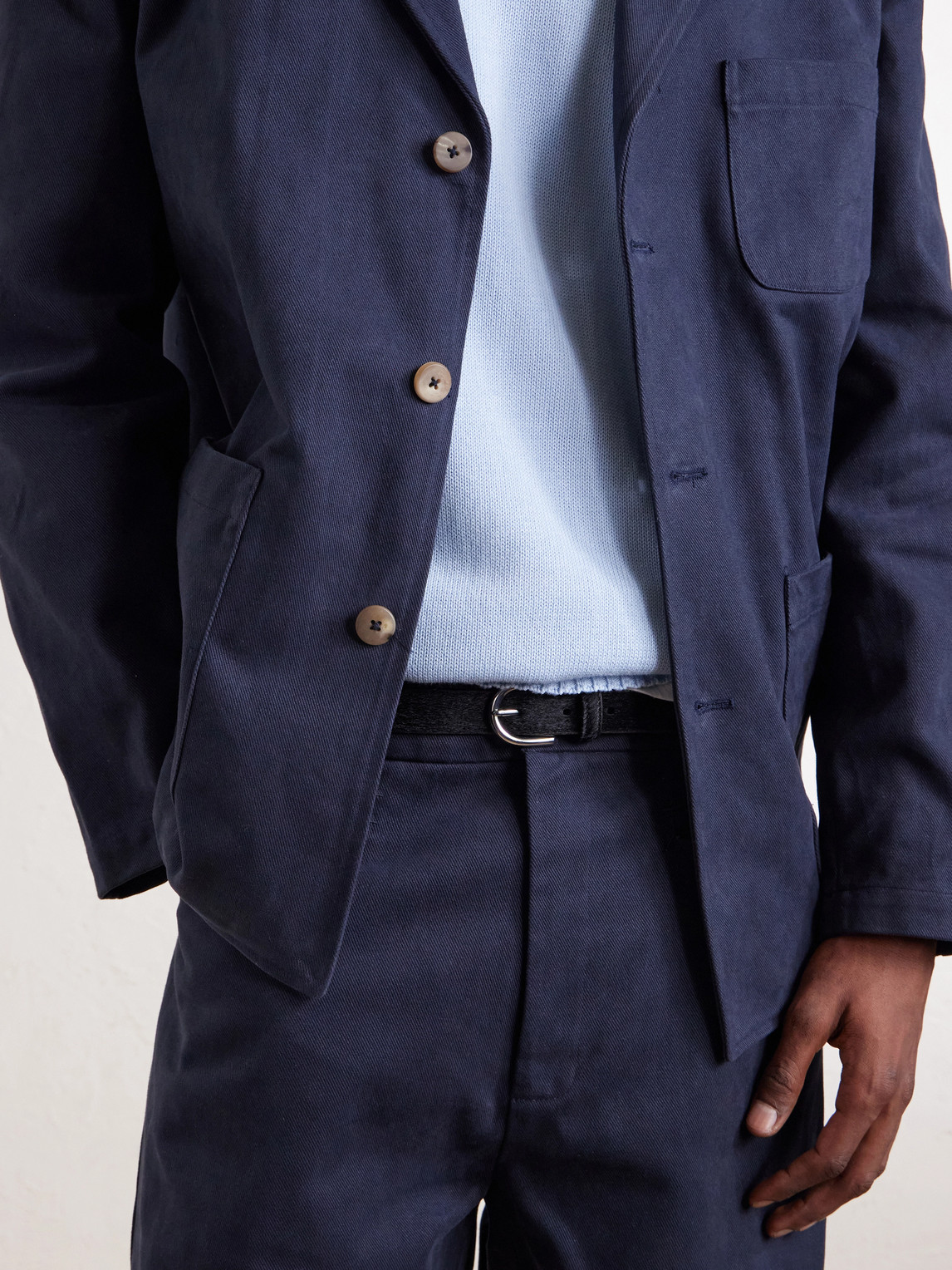 Traveler Cotton-Twill Suit Jacket