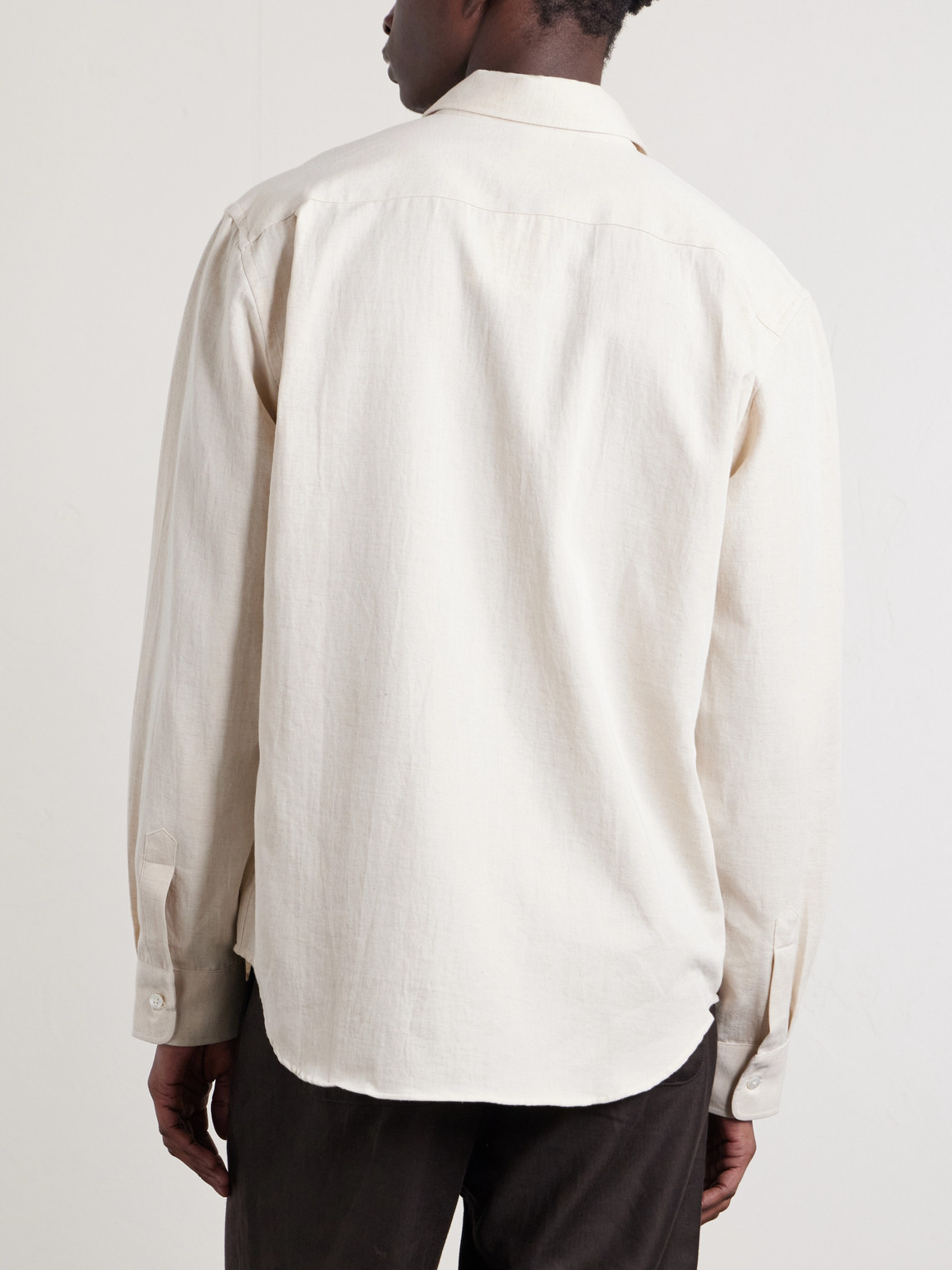 Artist Cotton And Hemp-Blend Shirt
