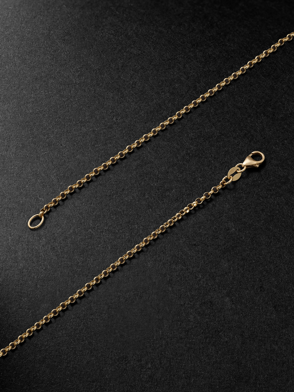 Foundrae Small Open Belcher 18-karat Gold Necklace In Gold