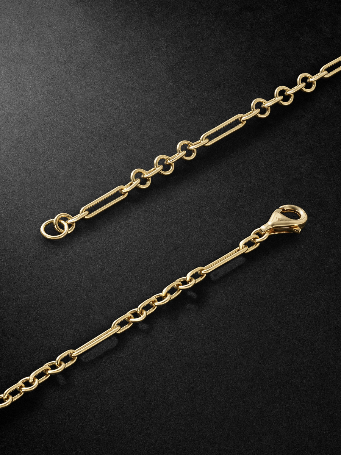 Foundrae Fine Mixed Clip Chain 18-karat Gold Necklace In Gold