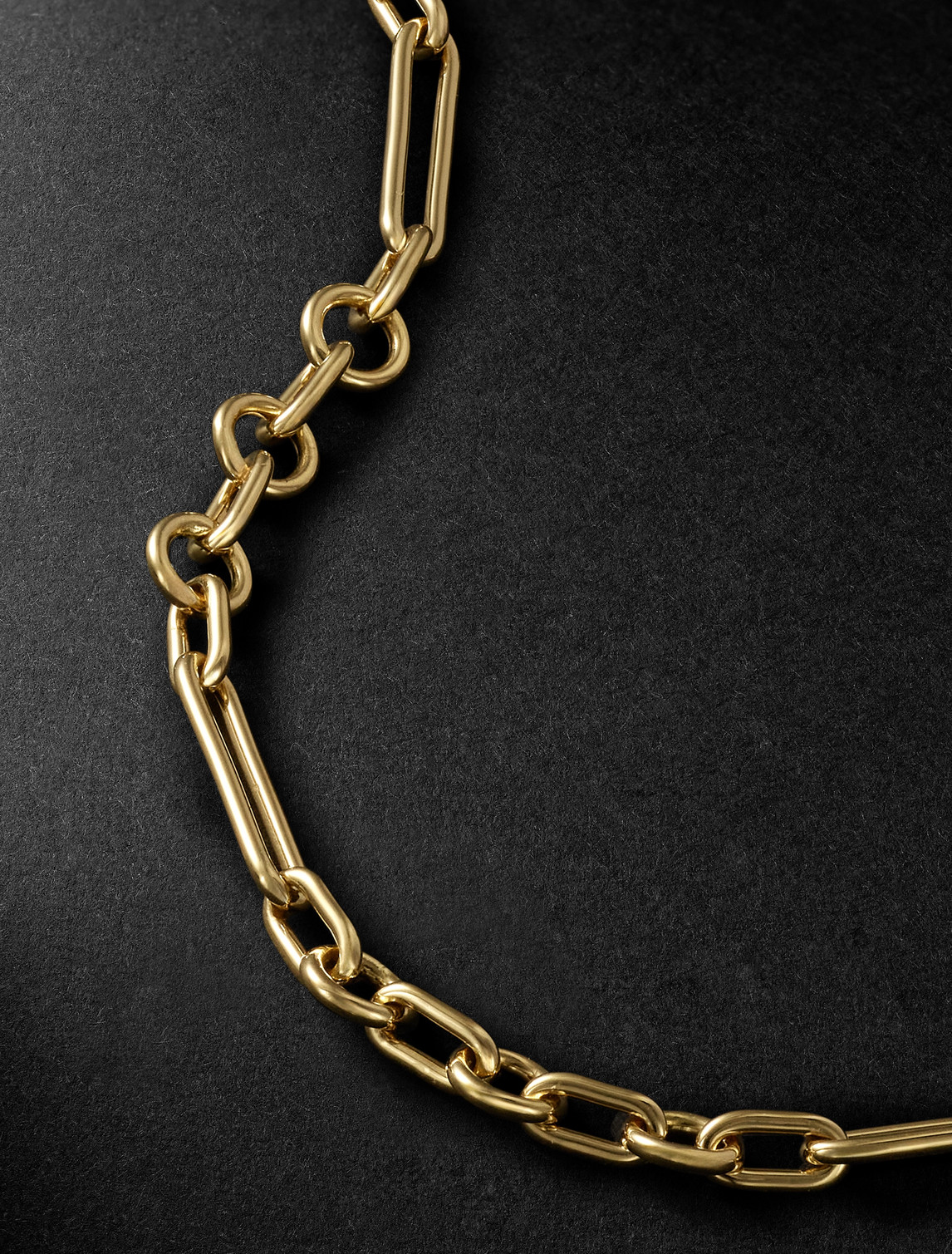 Foundrae Fine Mixed Clip Chain 18-karat Gold Necklace In Gold