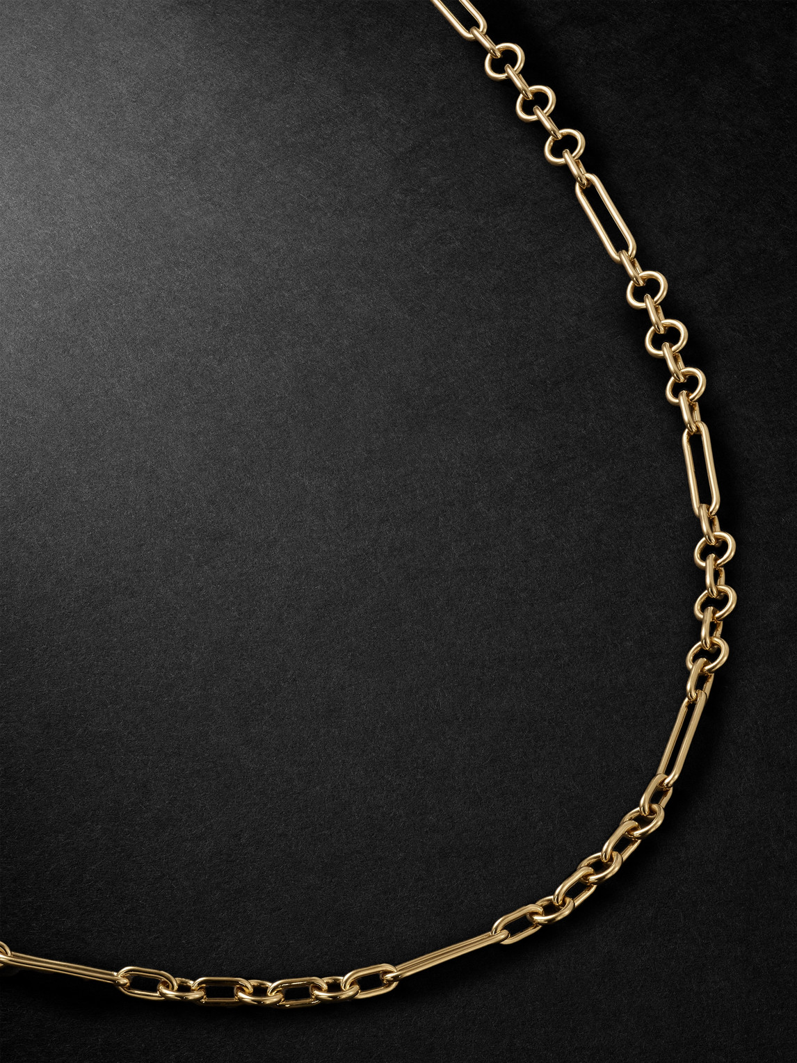 Foundrae Fine Mixed Clip Chain 18-karat Gold Necklace