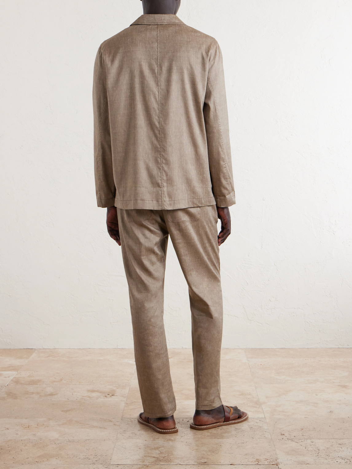  Frescobol Carioca - Lima Cotton Blazer - Men - Neutrals - S 