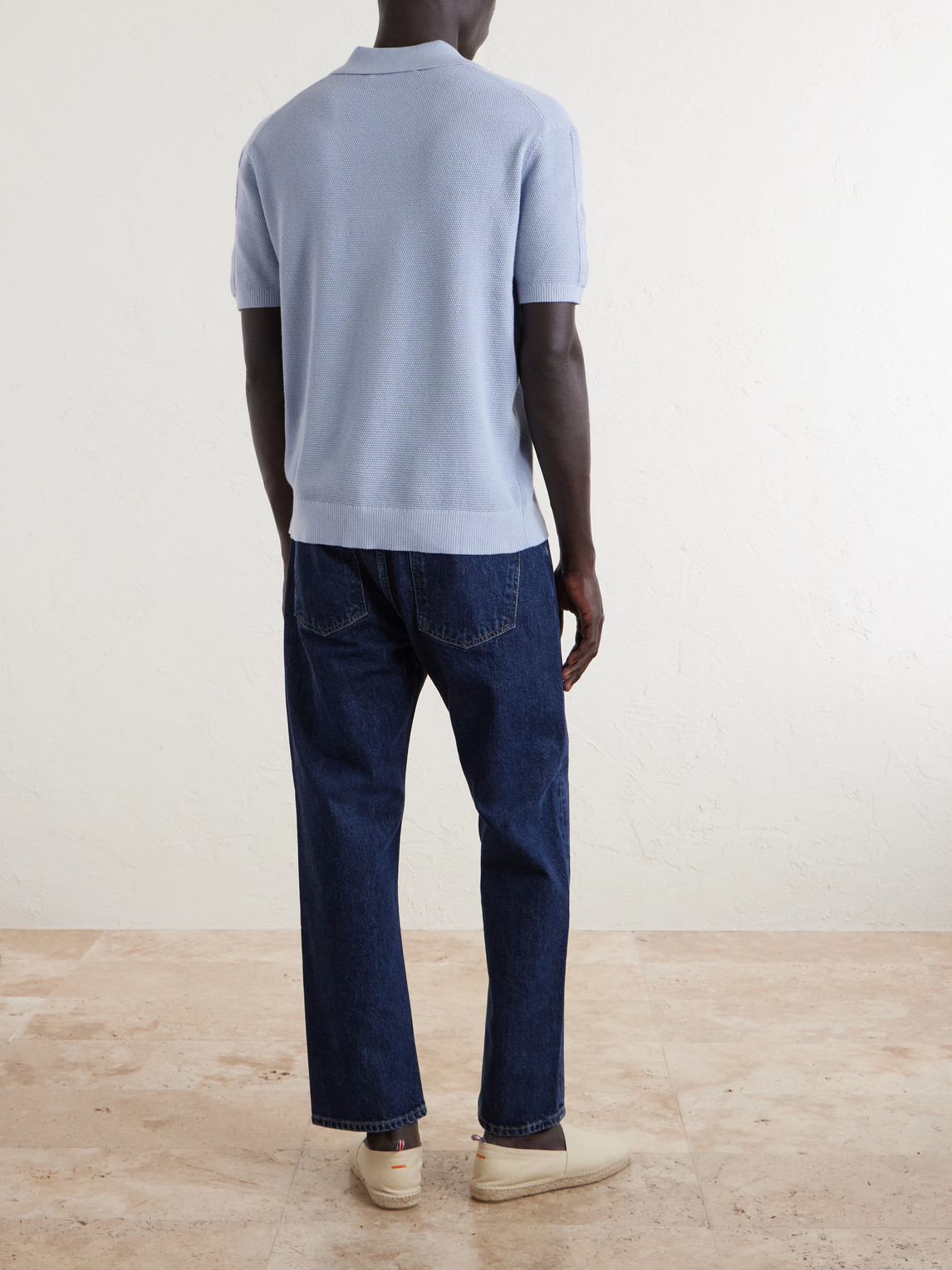 Rino Knitted Cotton Polo Shirt