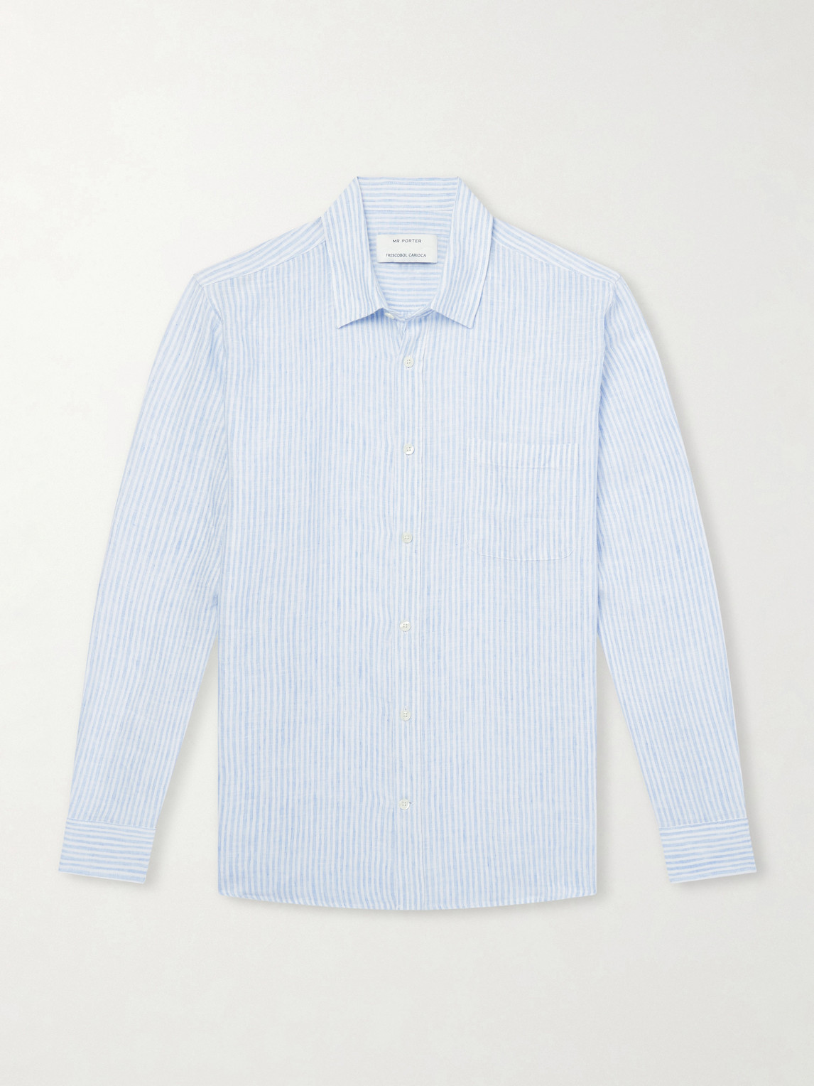Frescobol Carioca Striped Linen Shirt - Men