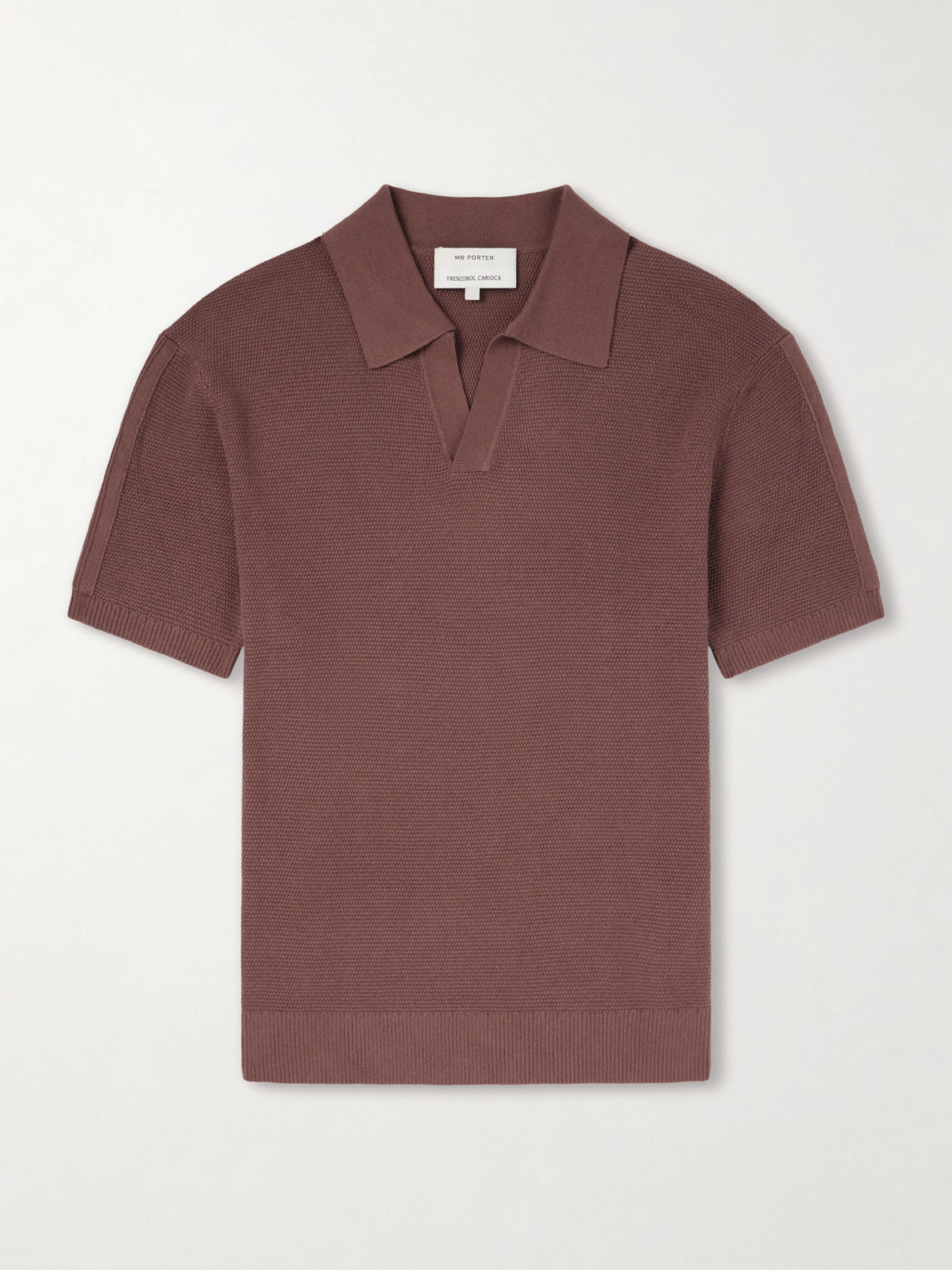 Frescobol Carioca Rino Knitted Cotton Polo Shirt - Men