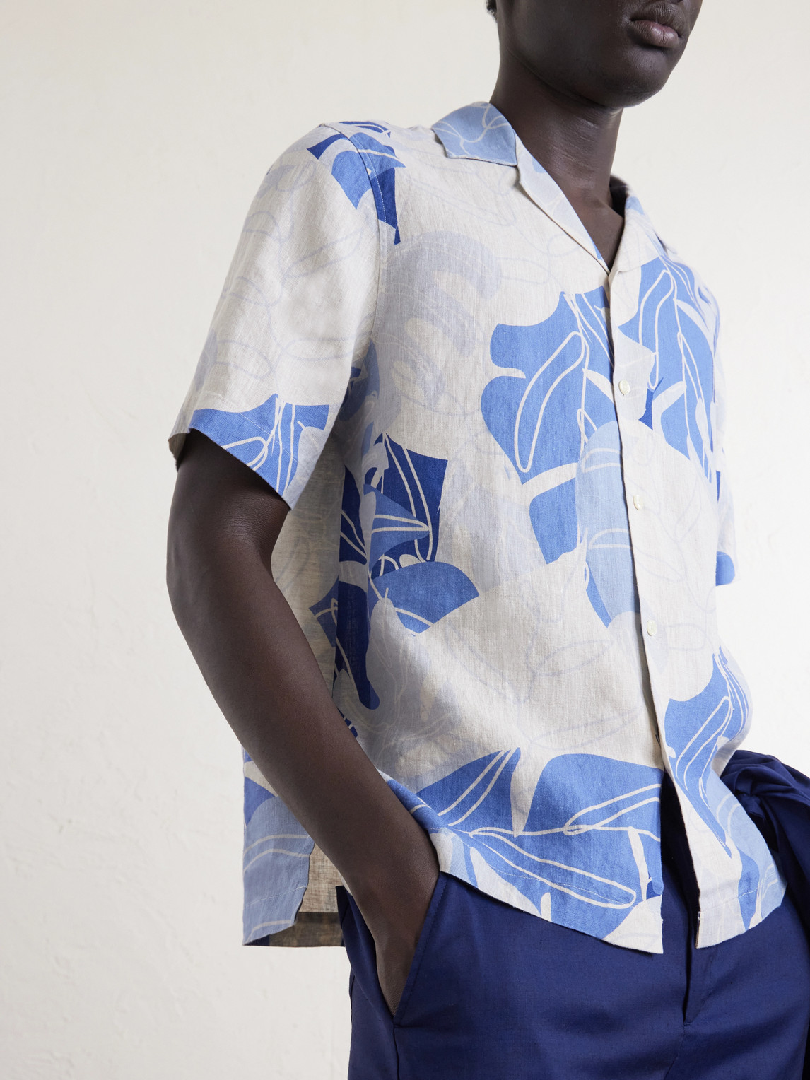 Roberto Camp-Collar Shirt