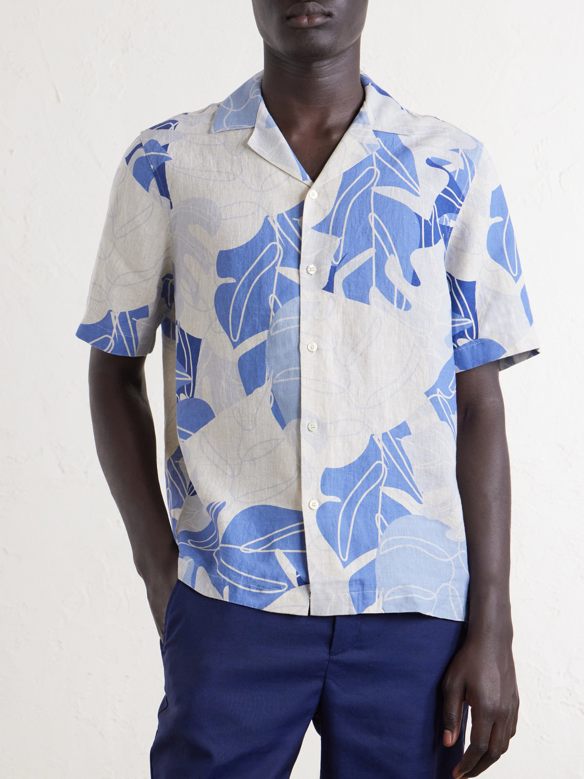 Roberto Camp-Collar Shirt