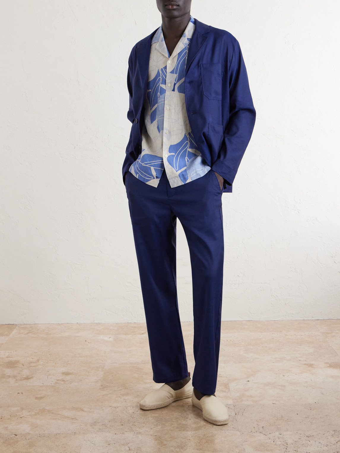 Roberto Camp-Collar Shirt