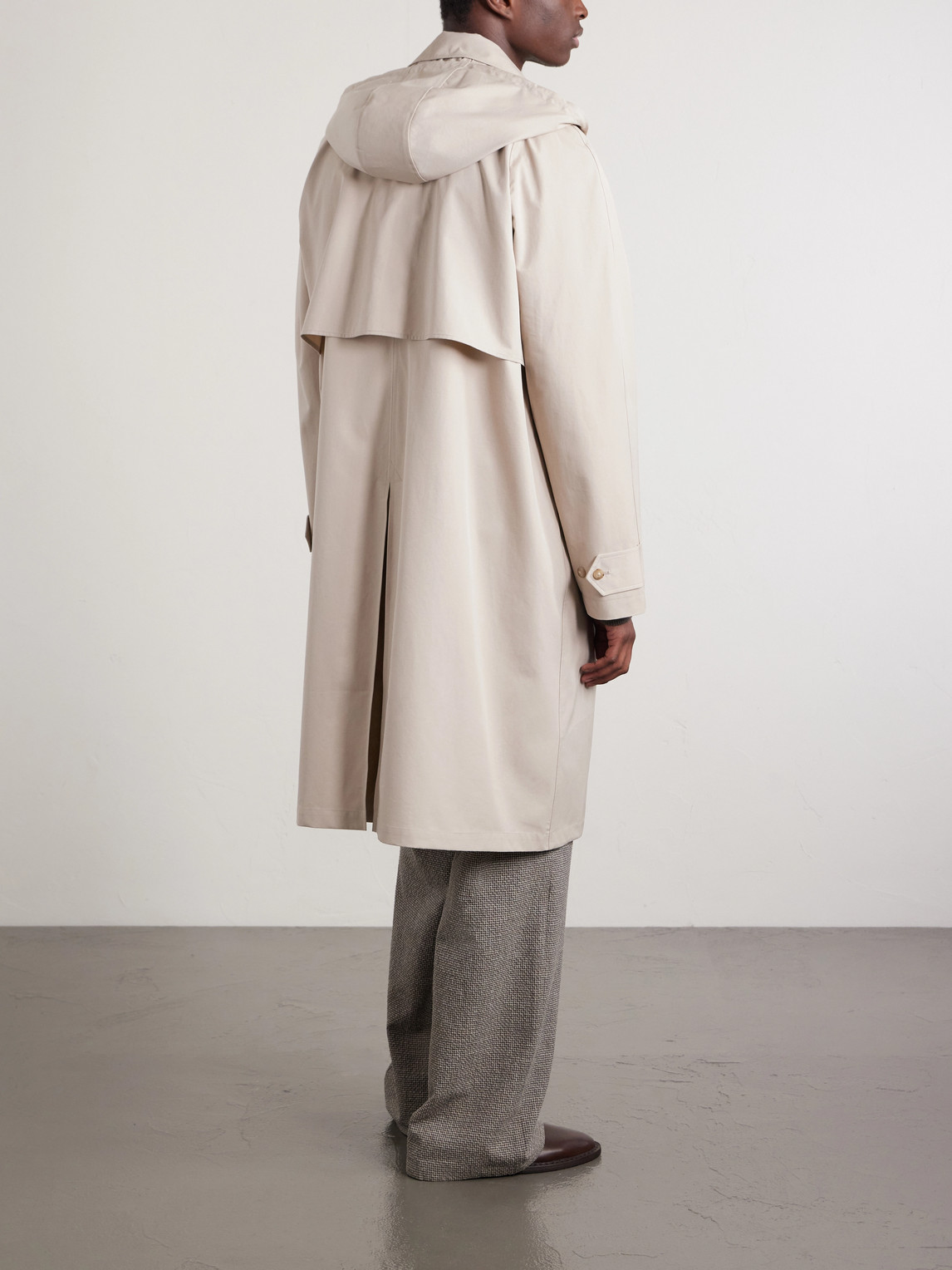 Grandad Giant Mac Cotton Coat