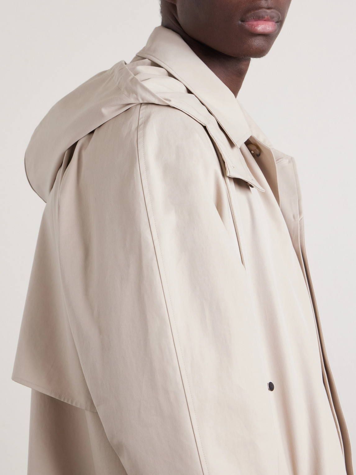 Grandad Giant Mac Cotton Coat