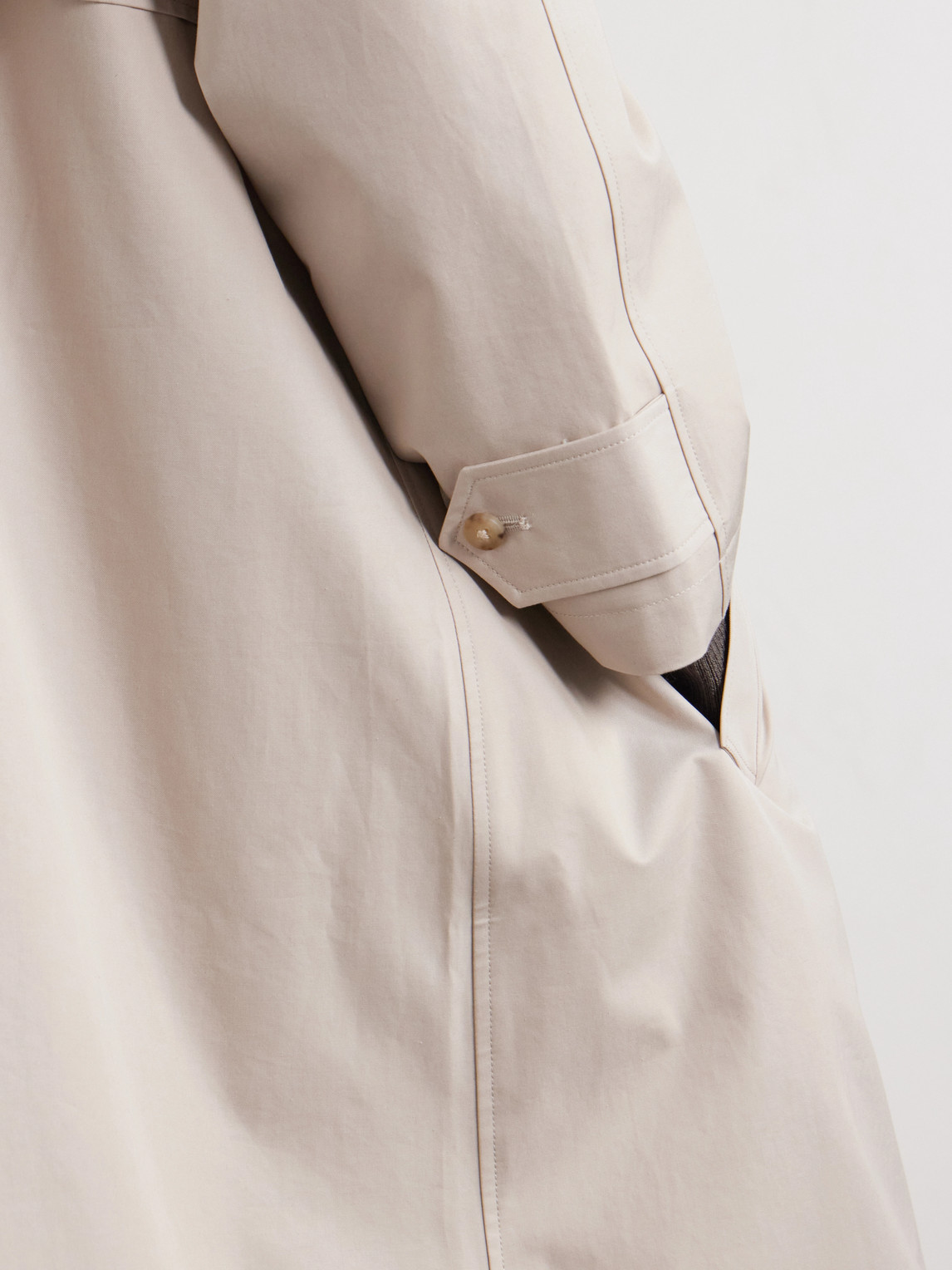 Grandad Giant Mac Cotton Coat