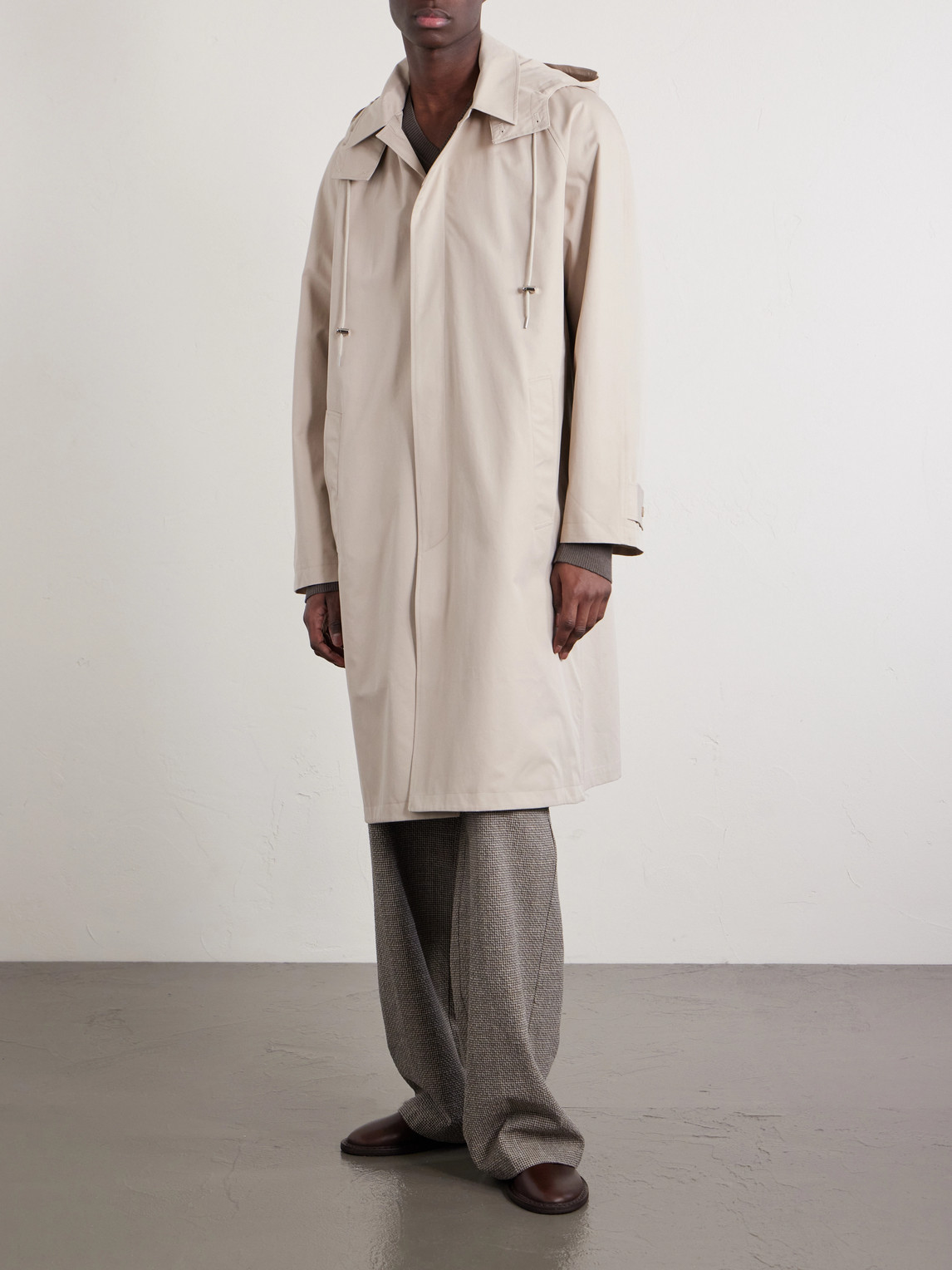 Grandad Giant Mac Cotton Coat
