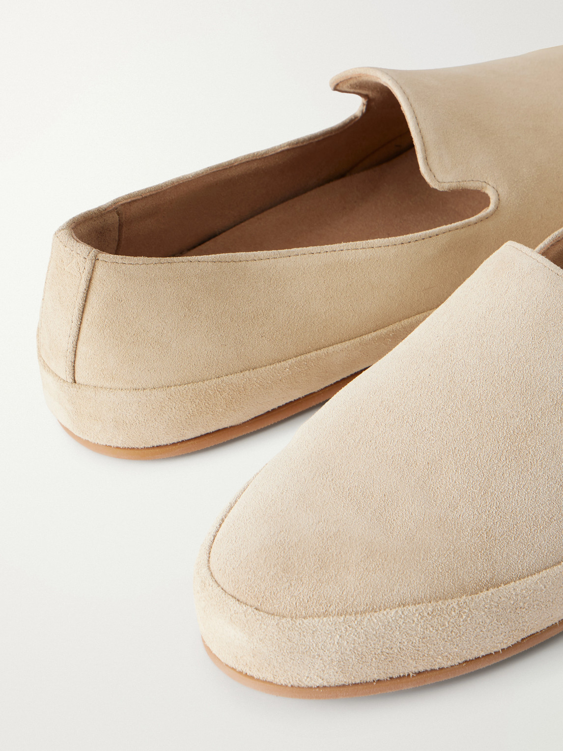 Mulo Evening Suede Loafers In Multi