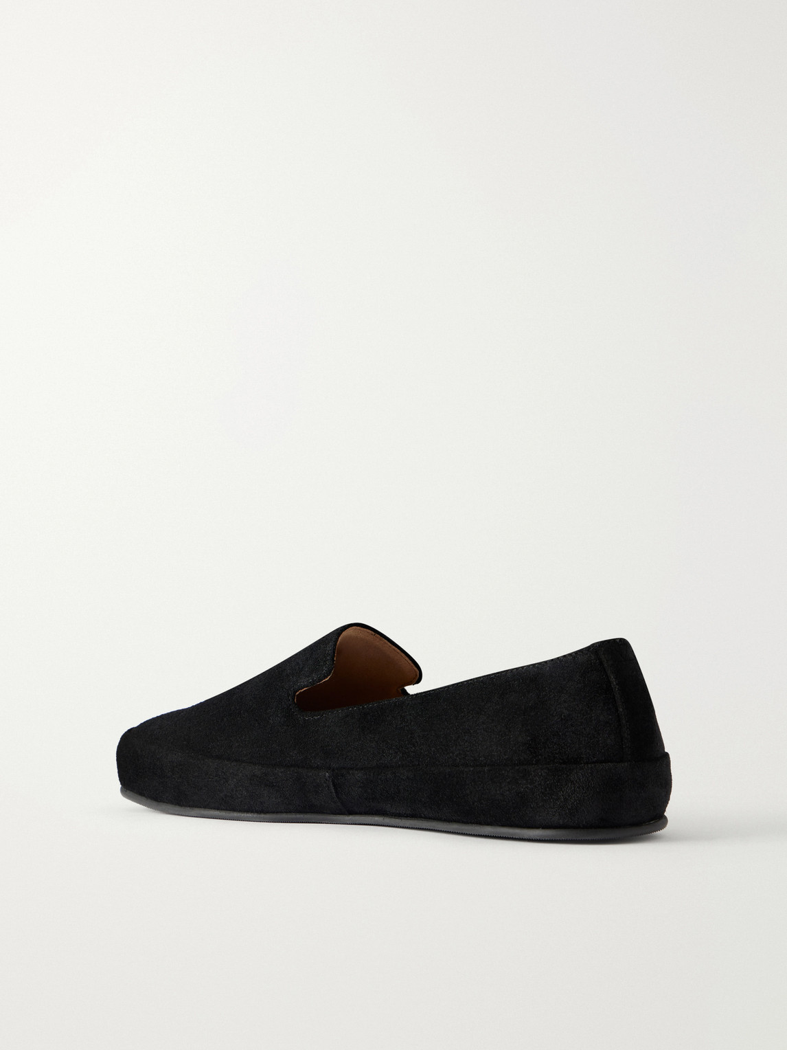  Mulo - Evening Suede Loafers - Men - Black - Uk 6 