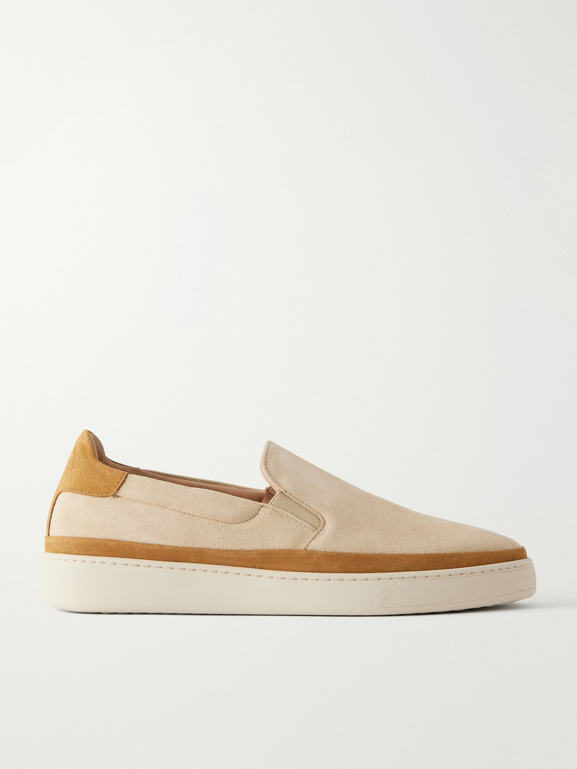Mulo Suede Slip-on Sneakers In Neutral