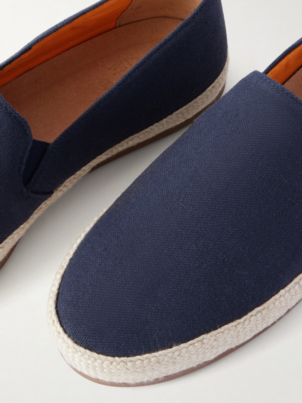 Mulo Canvas Espadrilles In Blue
