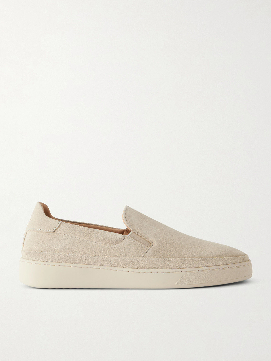 Mulo Suede Slip-on Sneakers In Neutral