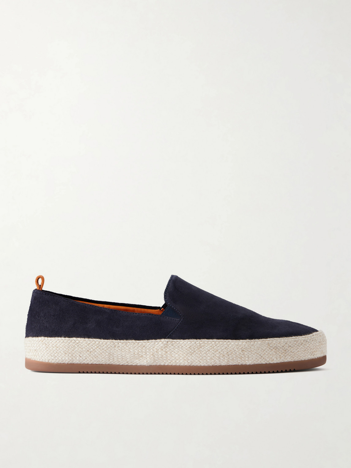 Mulo Weekender Suede Espadrilles In Blue