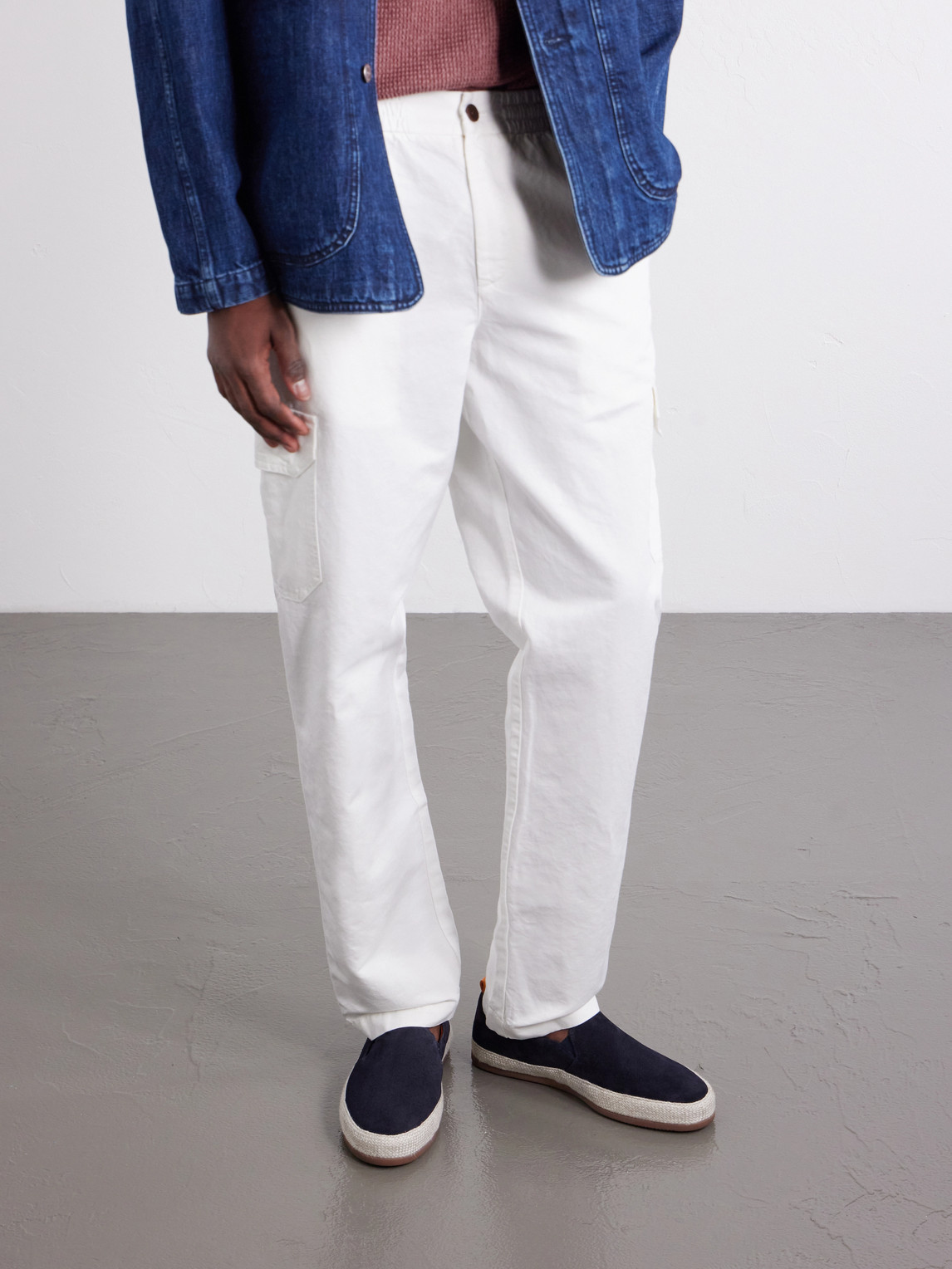 Mulo Weekender Suede Espadrilles In Blue