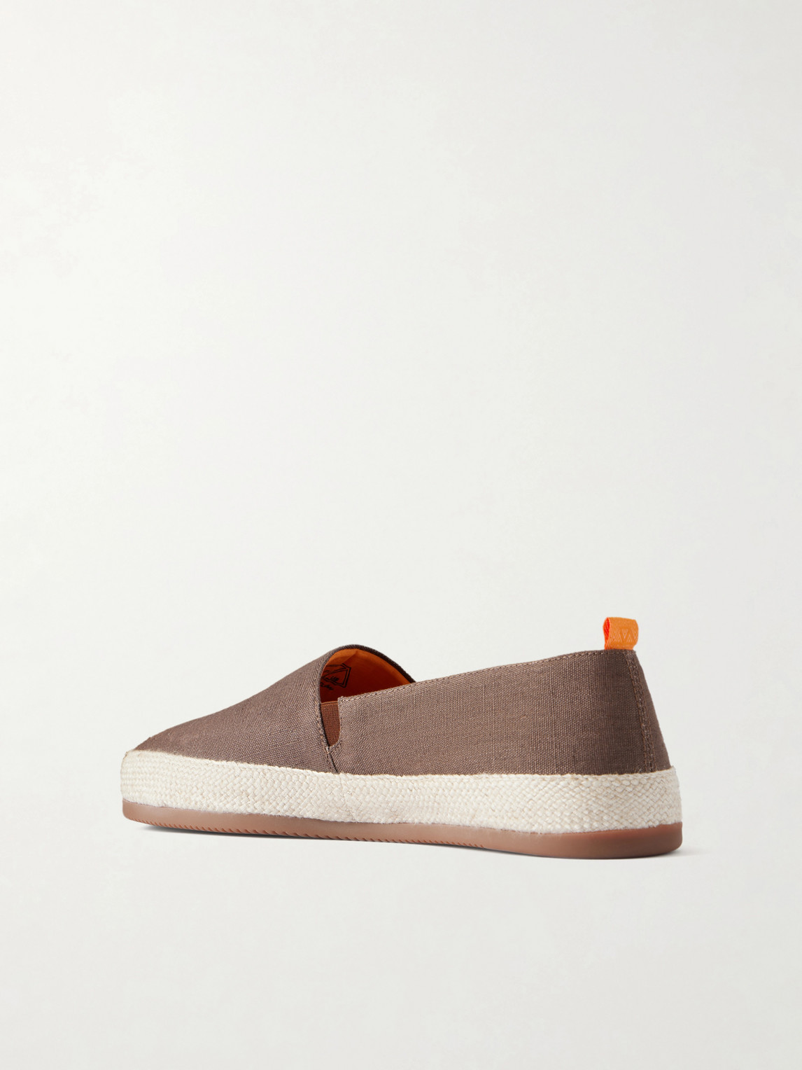 Mulo Canvas Espadrilles In Brown