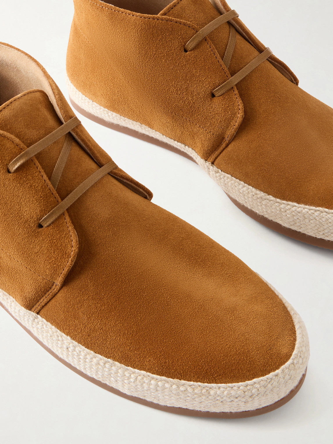 Mulo Suede Desert Boots In Brown