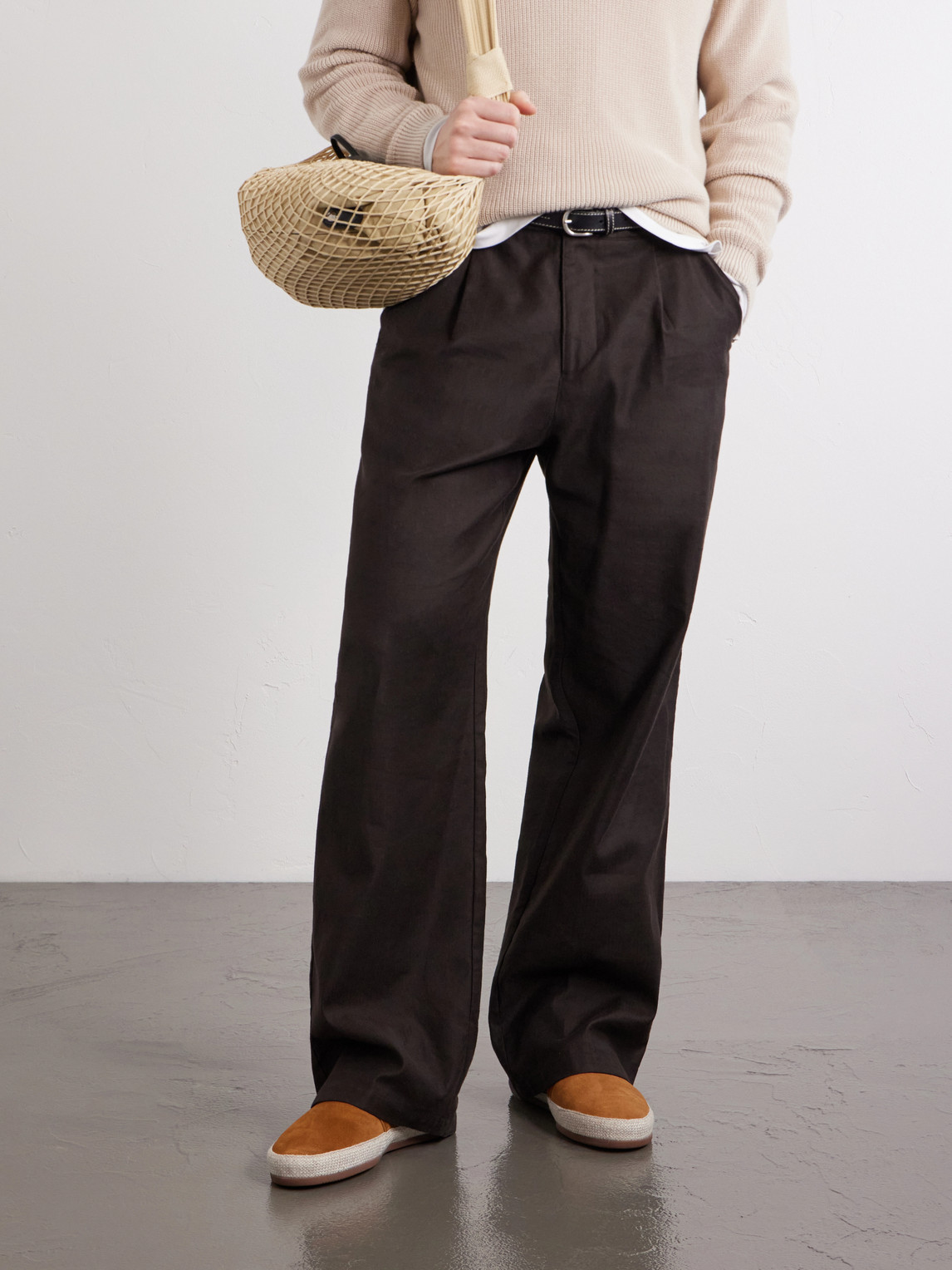 Mulo Suede Desert Boots In Brown