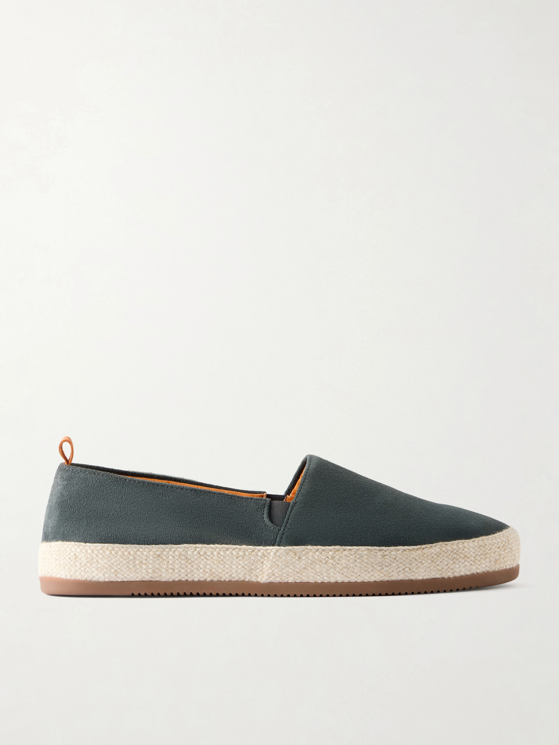 Mulo Suede Espadrilles In Blue