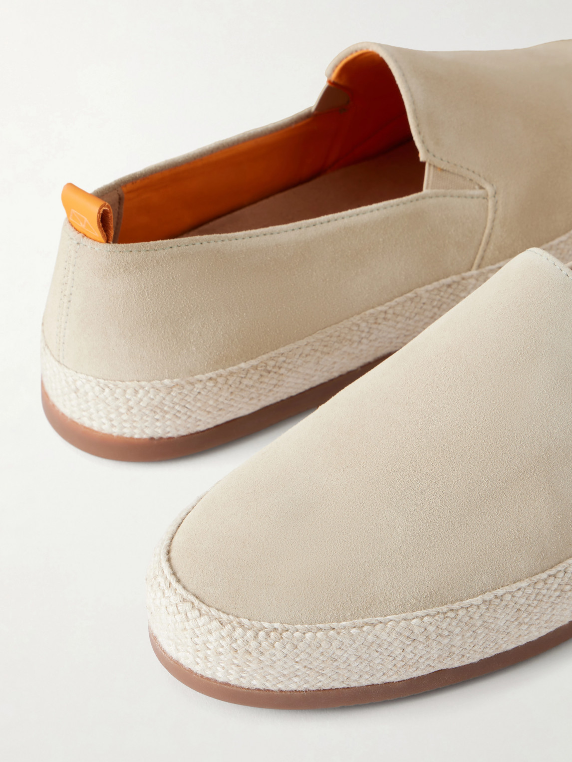 Mulo Weekender Suede Espadrilles In Neutral