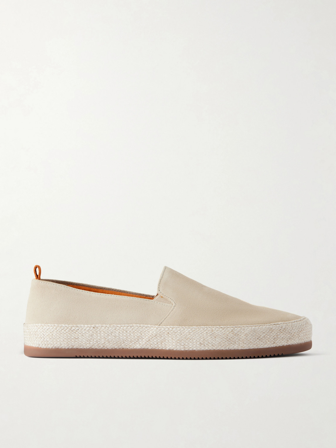 Mulo Weekender Suede Espadrilles In Neutral
