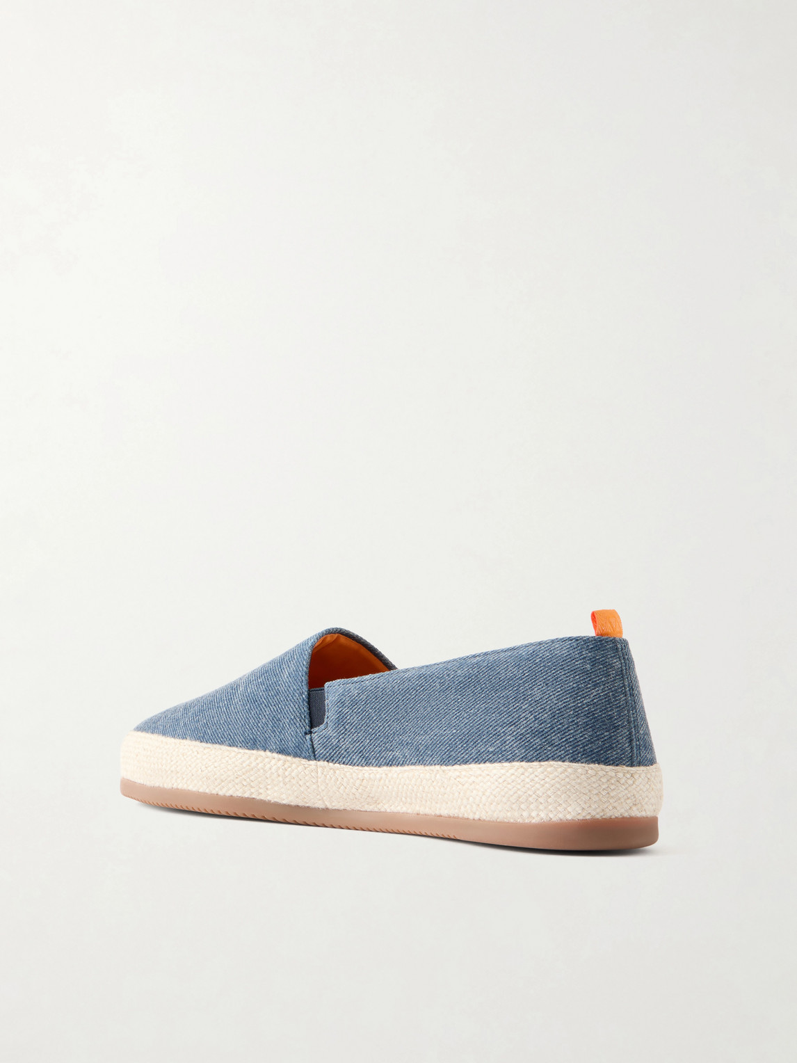 Mulo Linen Espadrilles In Blue