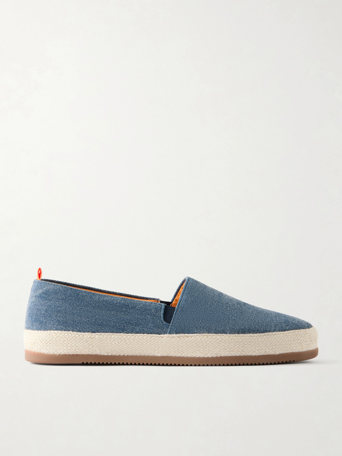 Mulo Linen Espadrilles In Blue