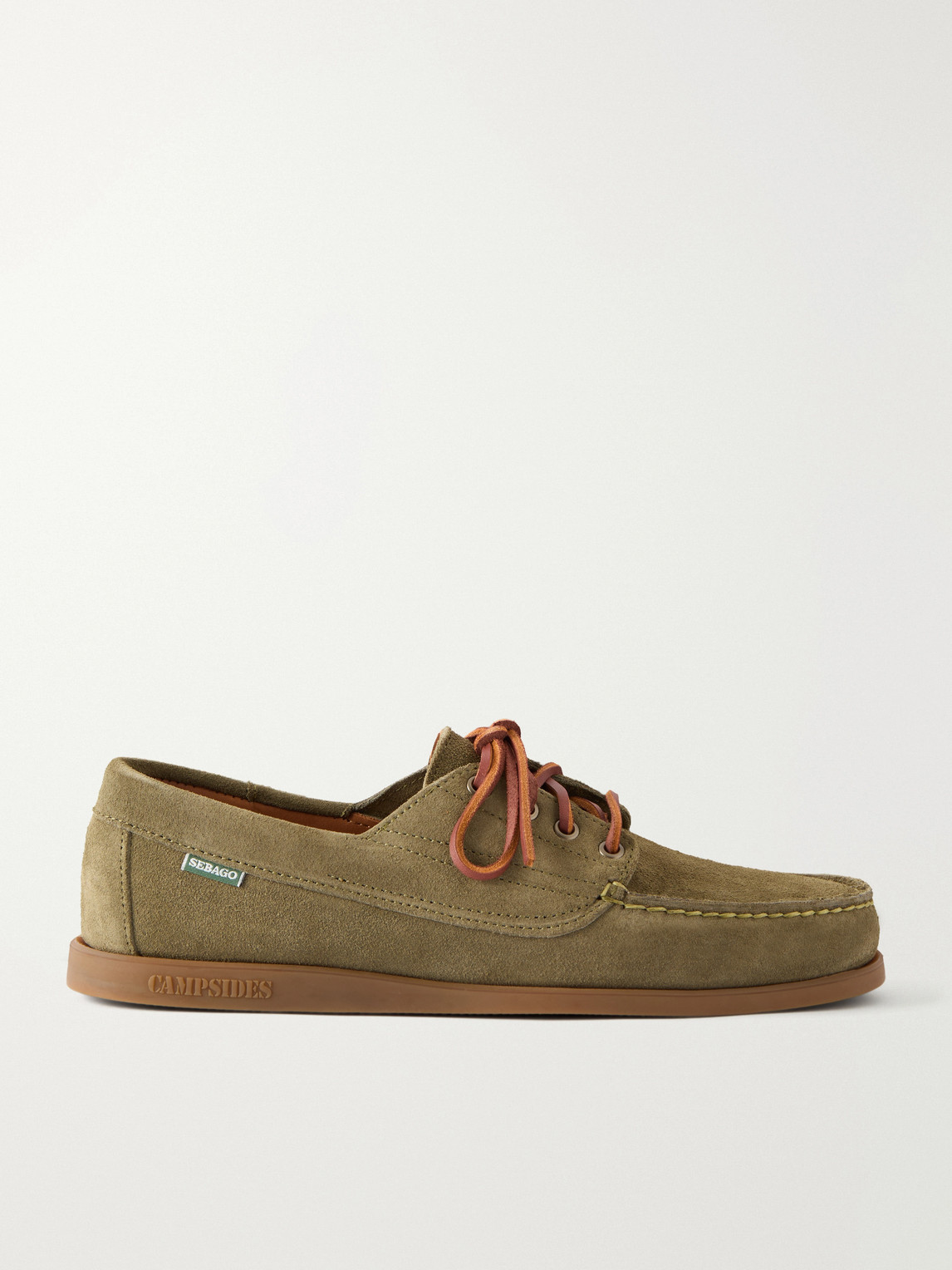 Sebago Askook Suede Boat Shoes In Green