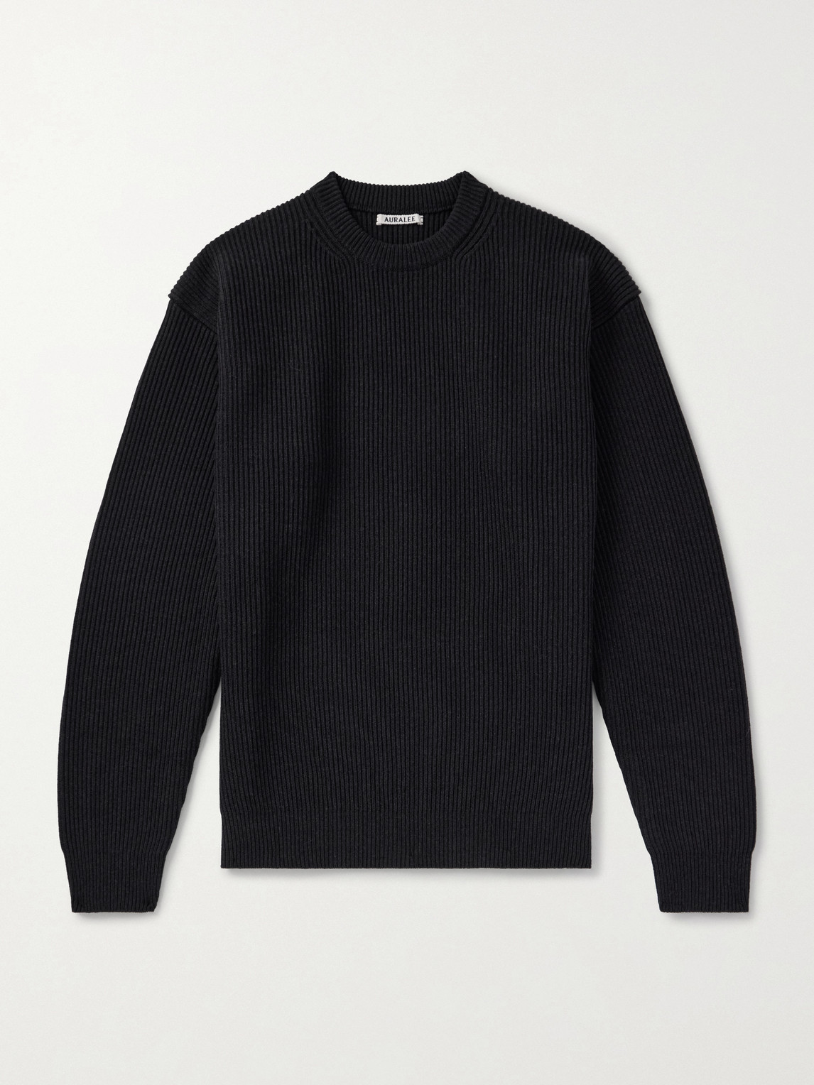 Auralee Ribbed Wool Sweater - Men