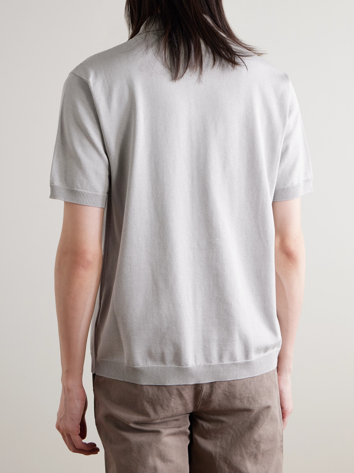 Mr P. - Organic Cotton And Silk-Blend Shirt