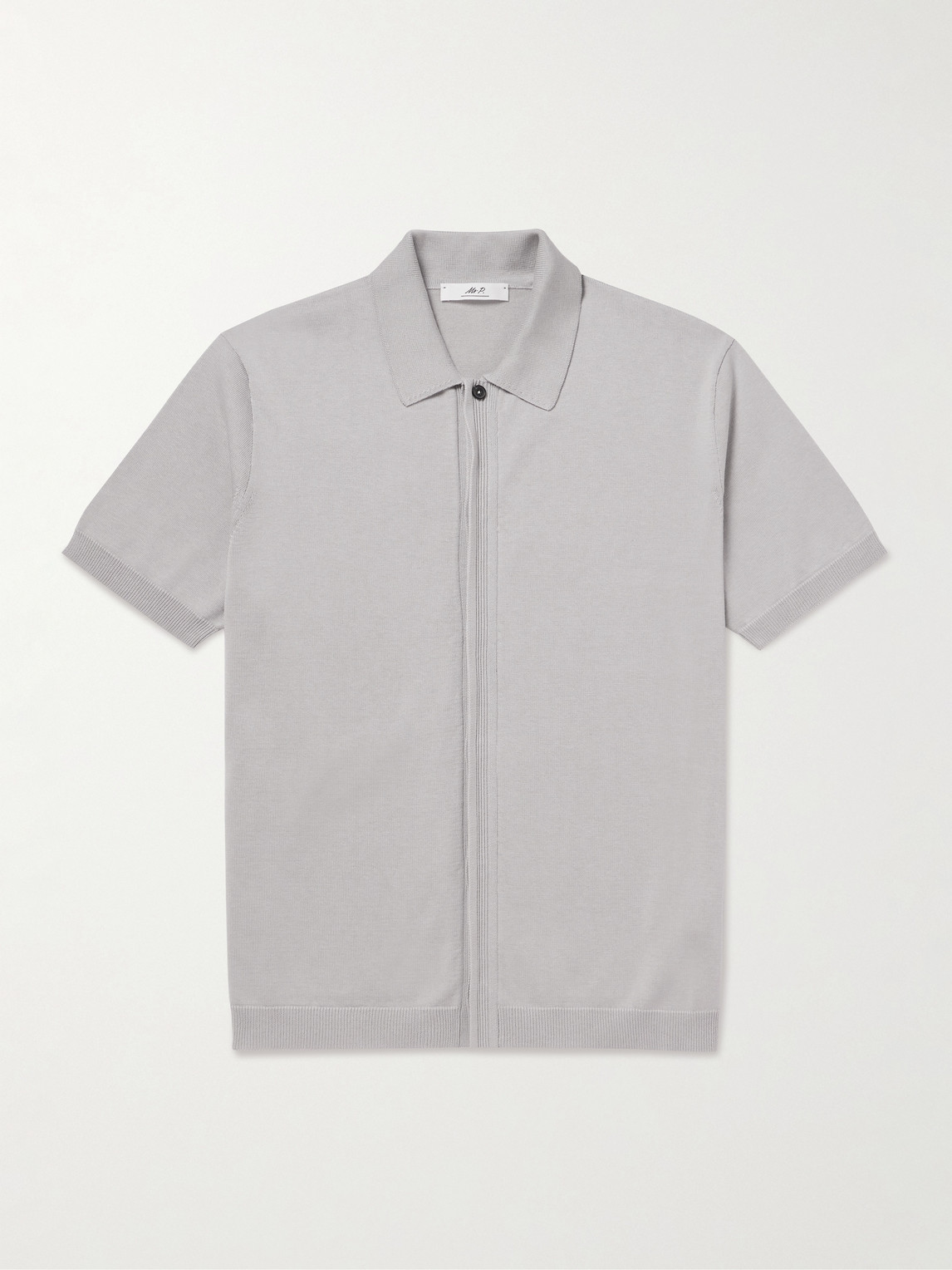 MR P. Organic Cotton and Silk-Blend Shirt - Men