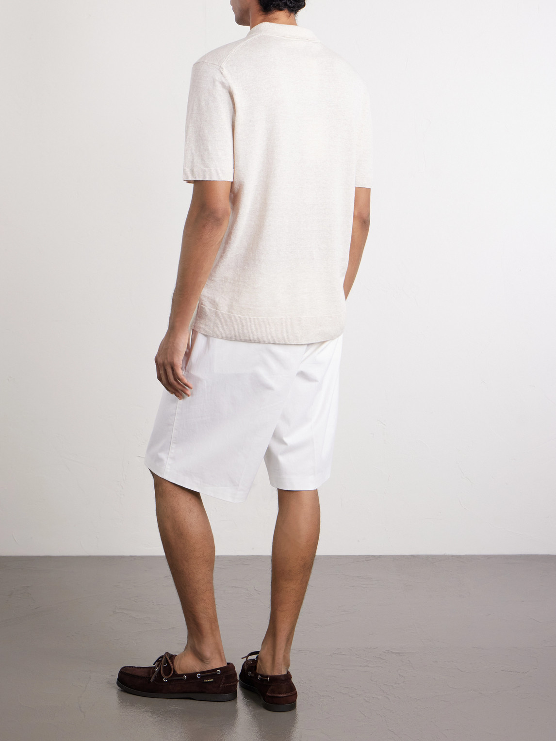 Mr P. - Linen And Cotton-Blend Polo Shirt