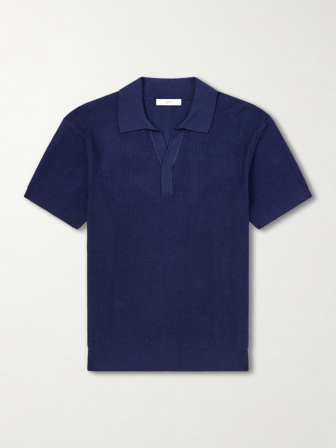 MR P. Silk and Cotton-Blend Knitted Polo Shirt - Men