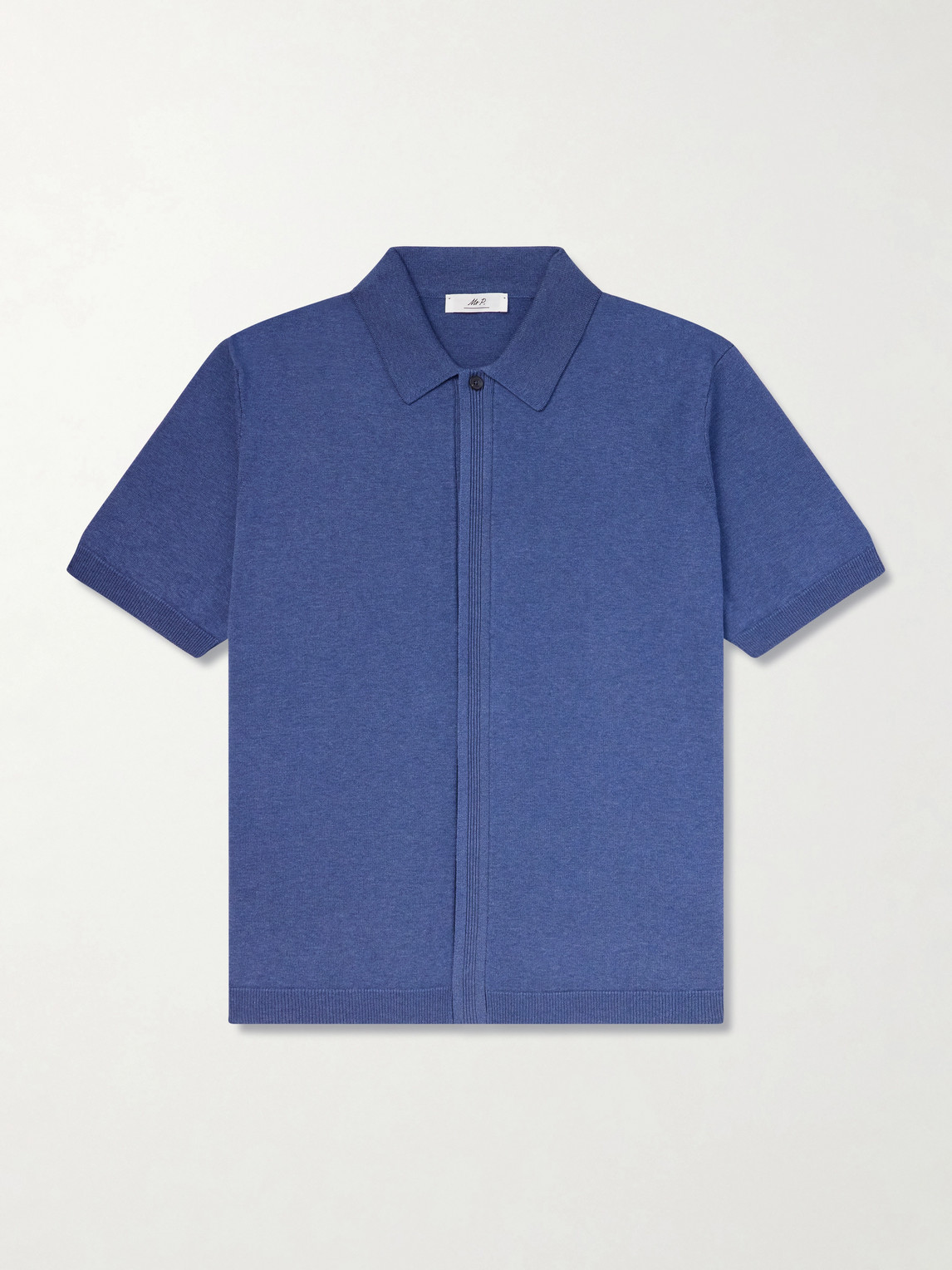 MR P. Organic Cotton and Silk-Blend Shirt - Men